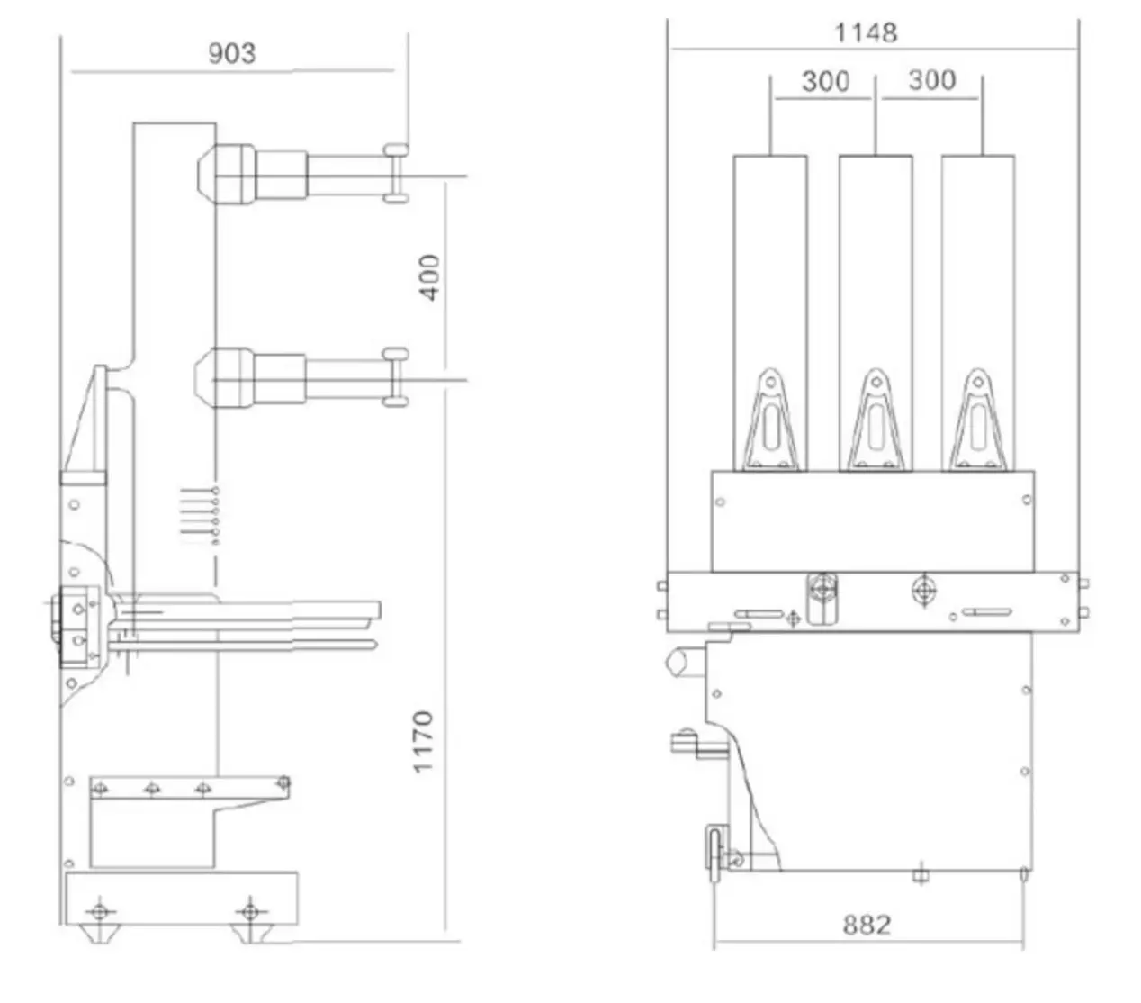 ZN85-40.5P Vacuum Circuit Breaker