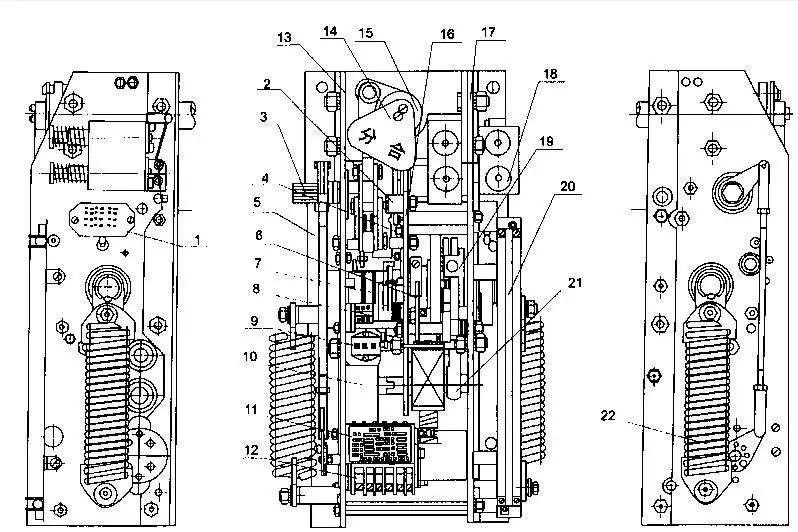 CT19W Type Spring Operating Mechanism