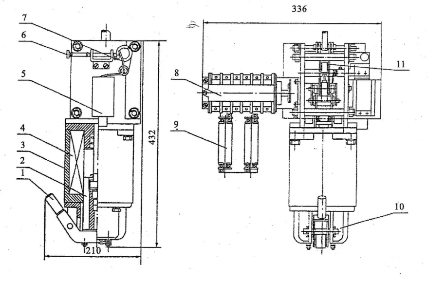 CD17 Series DC Electromagnetic Operating Mechanism