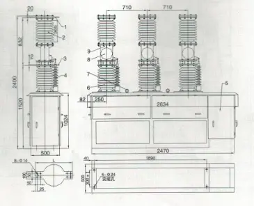 ZW17-40.5 Outdoor Vacuum Circuit Breaker