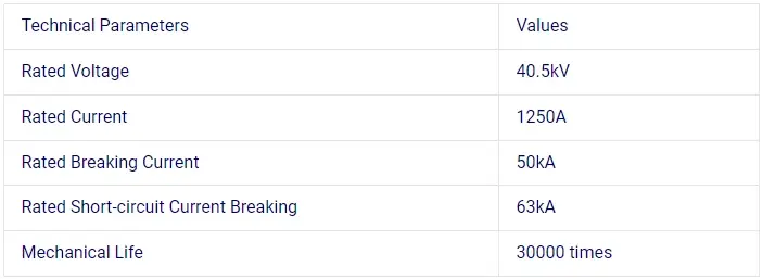LW18-40.5 Outdoor Sulfur Hexafluoride Circuit Breaker