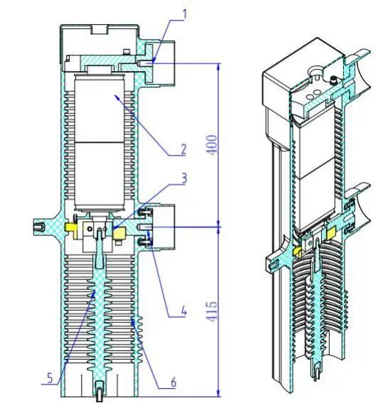YGM-40.5 Permanent Magnets Vaccum Circuit Breaker YGM-40.5 Permanent Magnets Vaccum Circuit Breaker