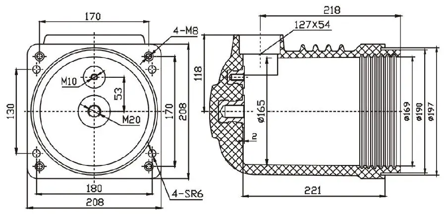 12kV Contact Box for ABB circuit breaker