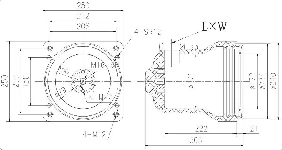 12kV Contact Box for ABB circuit breaker