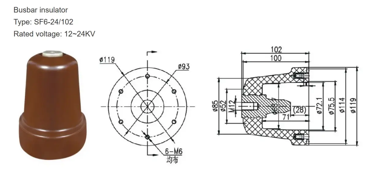 24kV Insulator and Sensor