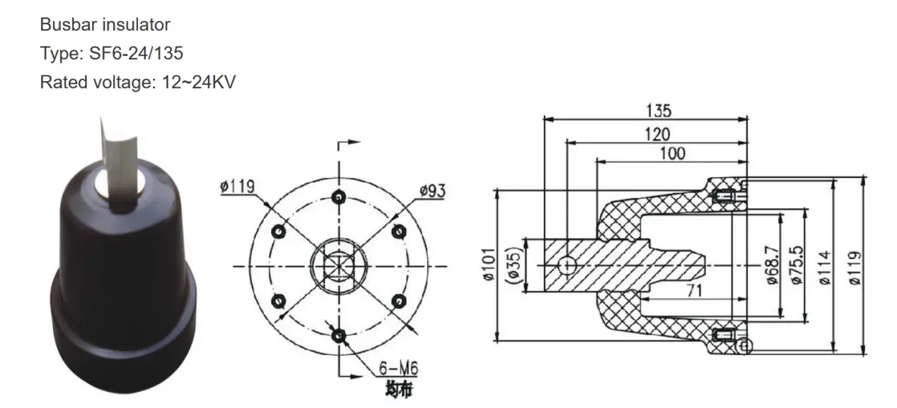 24kV Insulator and Sensor 24kV Insulator and Sensor