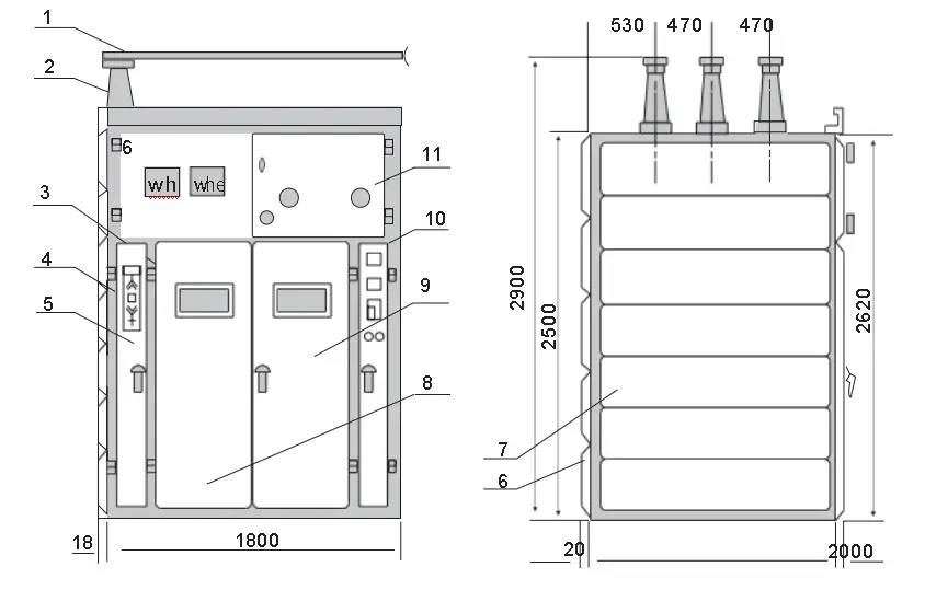 GBC-40.5 Hand Cart Type High Voltage Switchgear Cabinet GBC-40.5 Hand Cart Type High Voltage Switchgear Cabinet