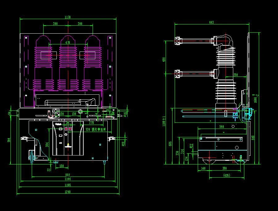 405kV VCB with Assembly Pole factory 405kV VCB with Assembly Pole factory